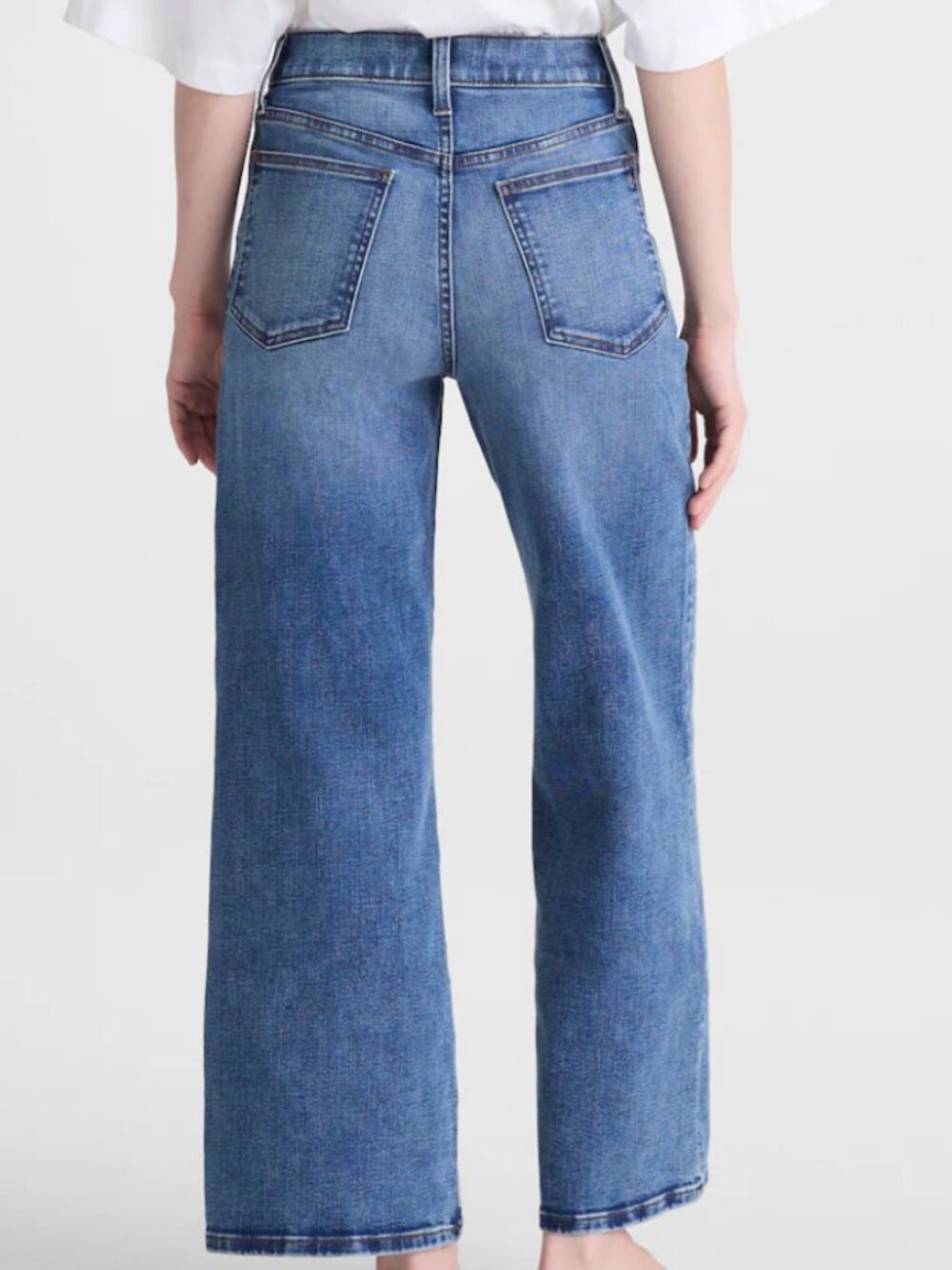 Madewell The Wide-Leg Crop Jean - Picture 2 of 4